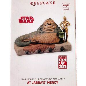 Hallmark Keepsake Star Wars Jabba The Hutt Return Of The Jedi Magic Sound Motion